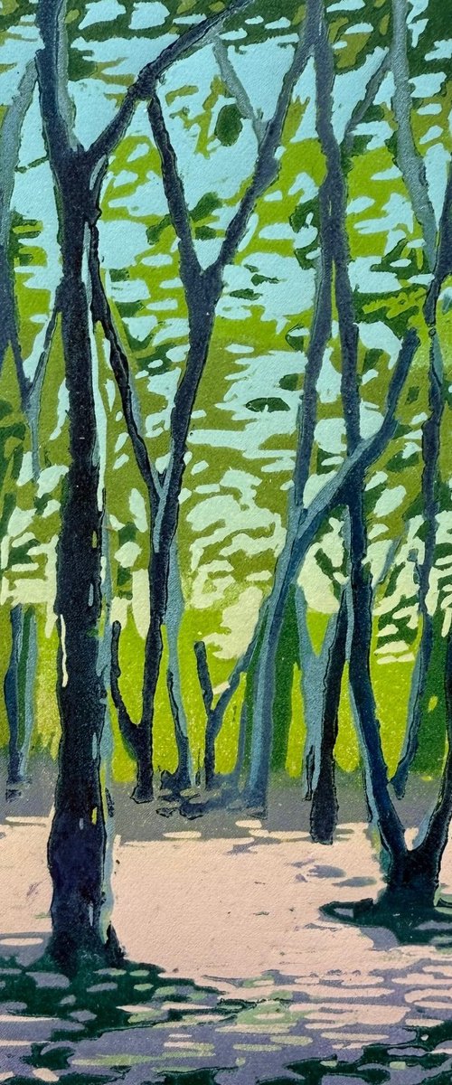 Soft Dusk, Highgate Wood by Rebecca Denton