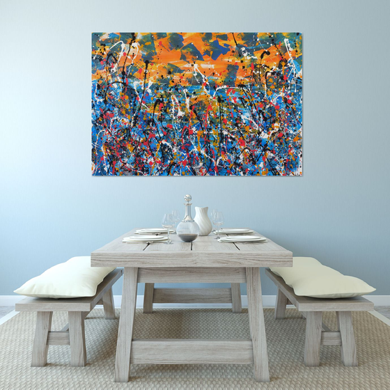 Flowers at sunset by M.Y.