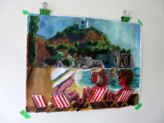 Mediterranean beach holiday