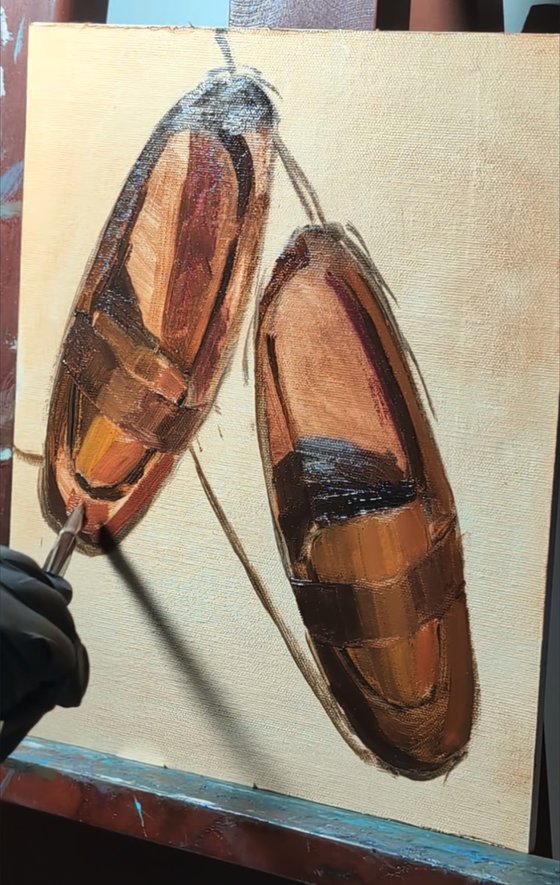 Artist's Brown Loafers
