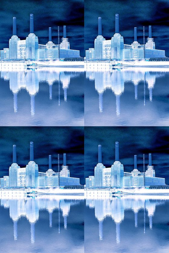 BATTERSEA BLUE X4 Limited edition  2/10 30in x 20in