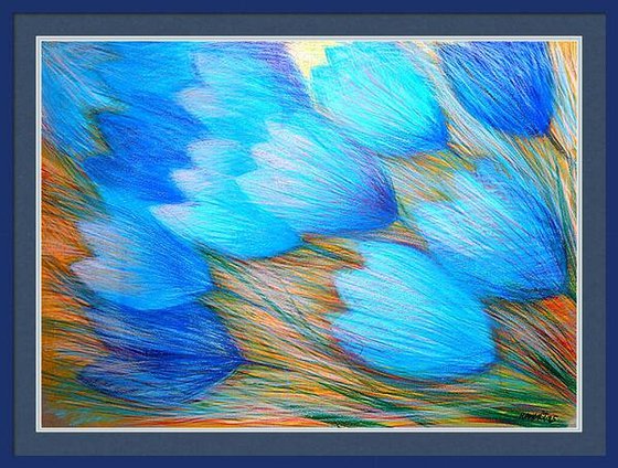 Tulips and Butterfly