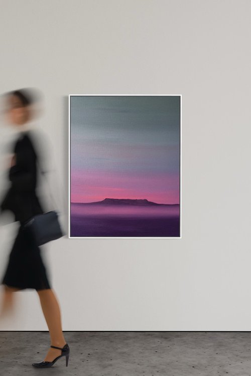 Table Mountain at Dusk by Cat Goward
