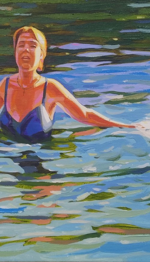 Bathing by Sergey  Kachin