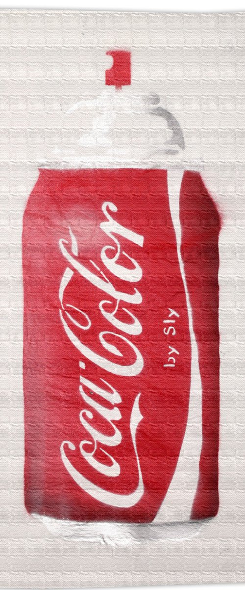 Coca Color (on gorgeous watercolour paper). by Juan Sly