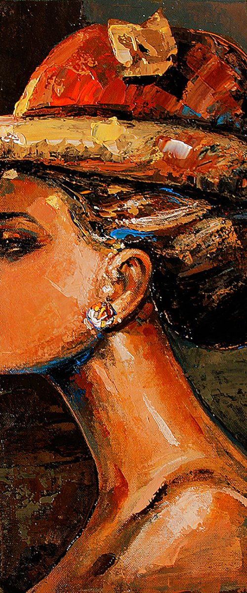 Beauty of Audrey by ARTIST GURDISH  PANNU