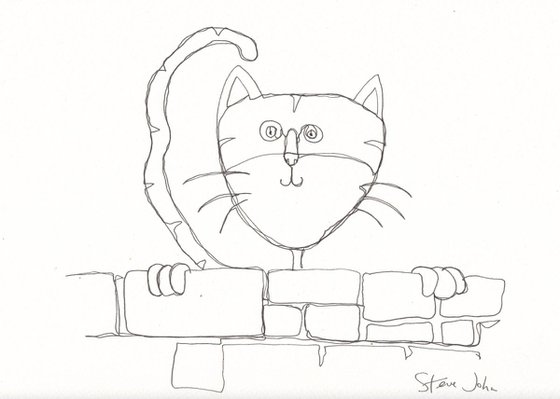 Nosey Cat cartoon