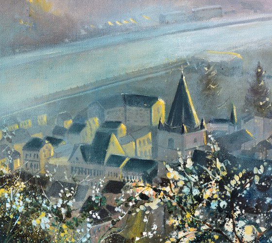 In the mist - Bouvignes