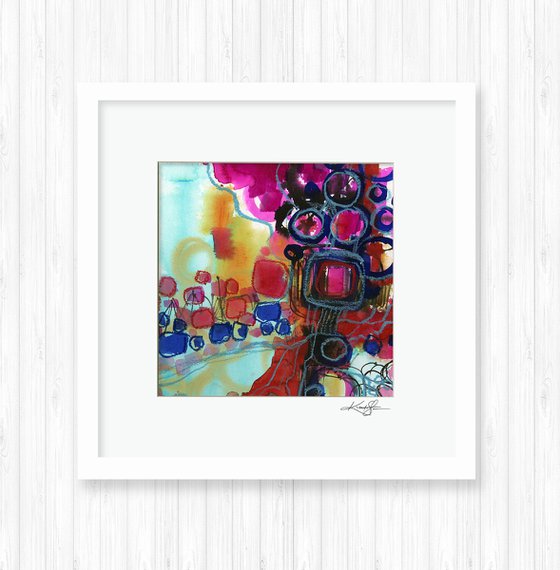 I Dance With Color In The Magical Garden 4 - Abstract Painting by Kathy Morton Stanion