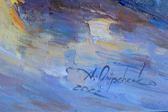 "Sunrise by the river"