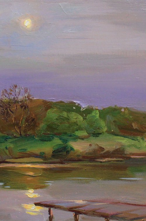 Silent evening by Alisa Onipchenko-Cherniakovska