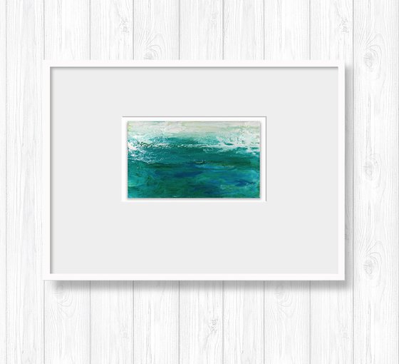 Nature's Music 14 - Small Seascape painting by Kathy Morton Stanion