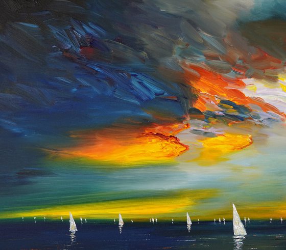 Seaside Sailing Impression A 2