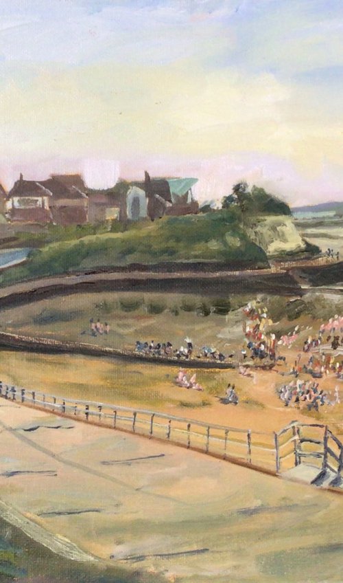 Westgate on Sea, an original oil painting by Julian Lovegrove Art