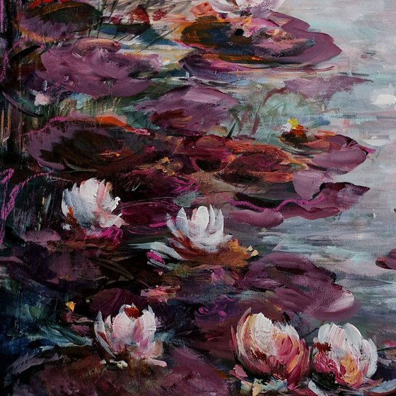 The Purple Lily Pond