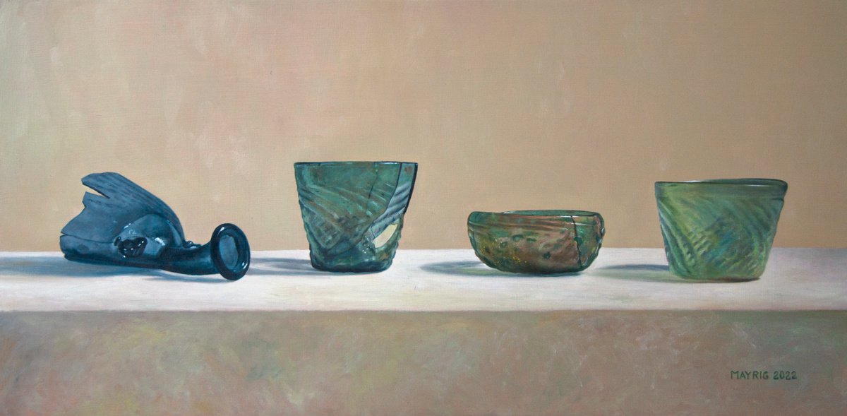 Photorealistic Oil Painting , A Rich Past By Mayrig Simonjan, 28 X 14, Artwork For Sale On Artfinder