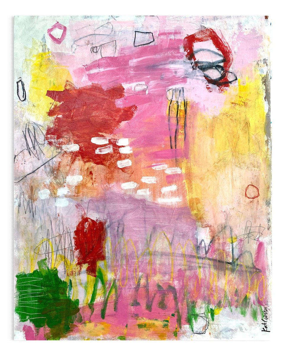Acting Crazy By Kat Crosby, 18 X 24, Artwork For Sale On Artfinder