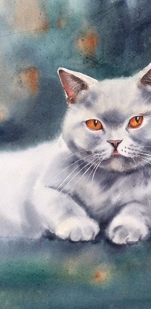 Sunday mood - commission art - by Olga Beliaeva Watercolour