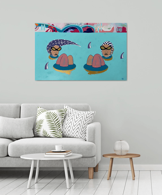 Never alone.  "Swimmers"
