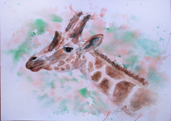 Giraffe 01 / Original Painting