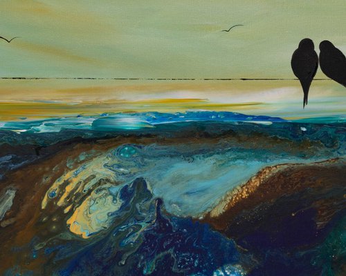 Birds On A Wire 19 by Art By Catalin