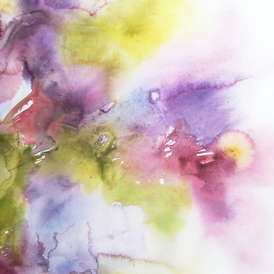 Abstract flowers bouquet