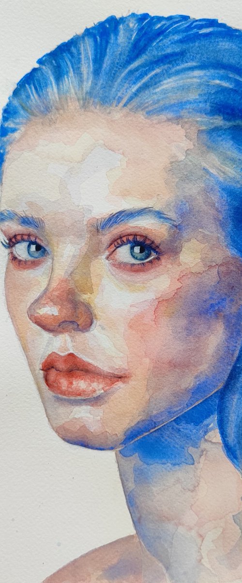 Feeling blue by Zhanna Utkina