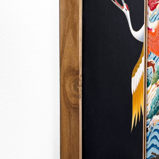 Cranes through Generations (Kimono)