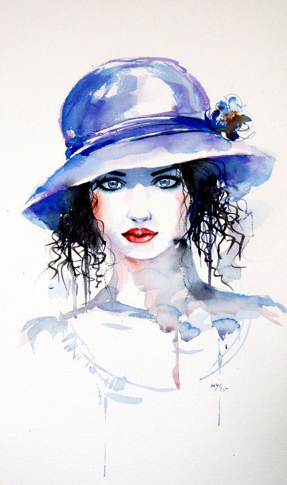 Girl with hat