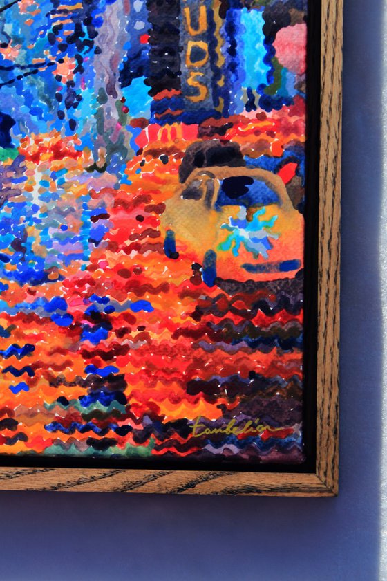 Rainy Evening in Times Square