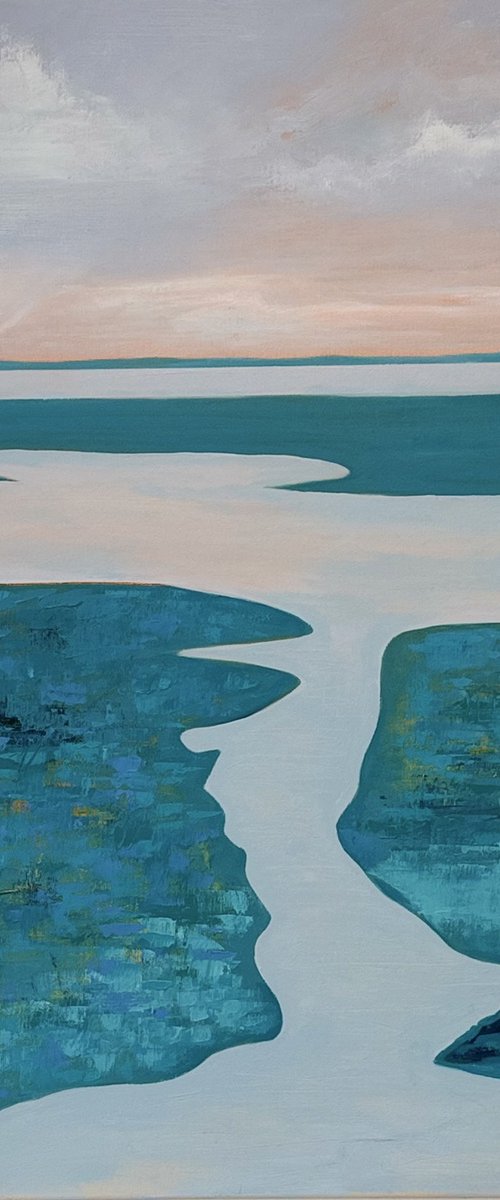 Quiet Turquoise Horizon by Nicole Tudor-Williams
