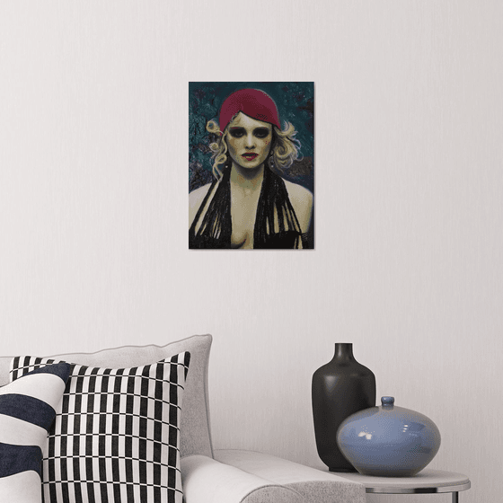 La fille de la belle Époque (portrait irregular serie)