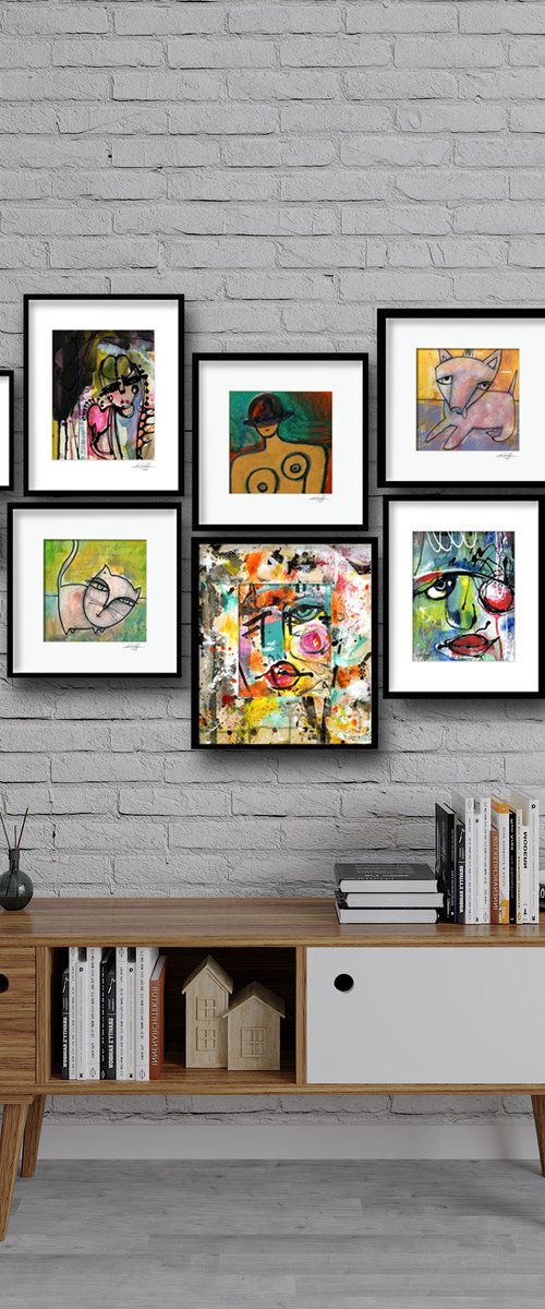 Funky Gallery Wall Col. 1 by Kathy Morton Stanion