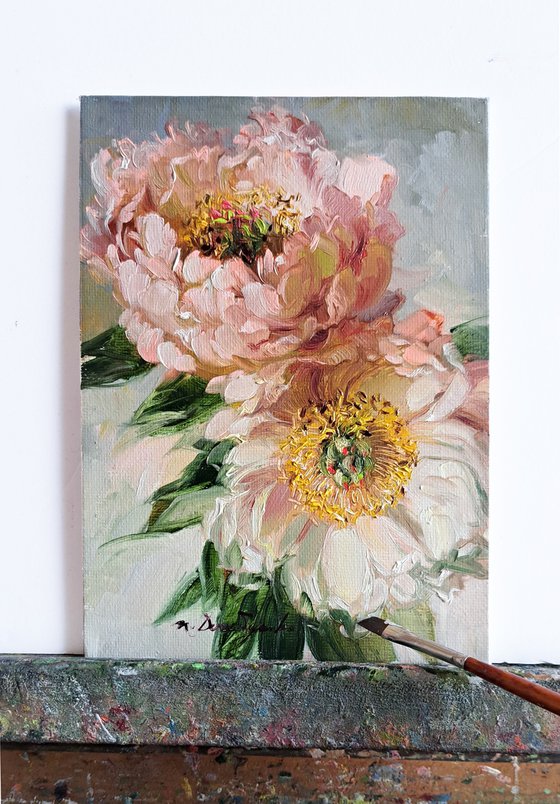 Two peony