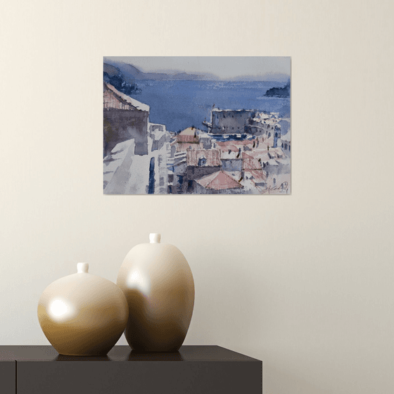 VIew from walls of Dubrovnik