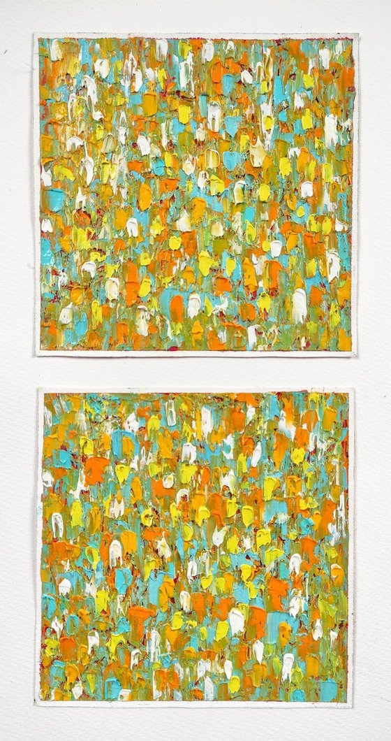 Etude abstract landscape "Wildflowers 2"