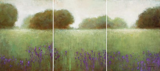 Wild Iris Triptych 5919