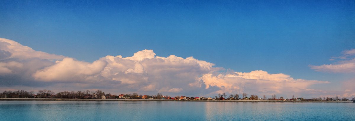 Photorealistic Landscape Photograph By Valerix, 63 X 22", On The Other Side., Original Artwork