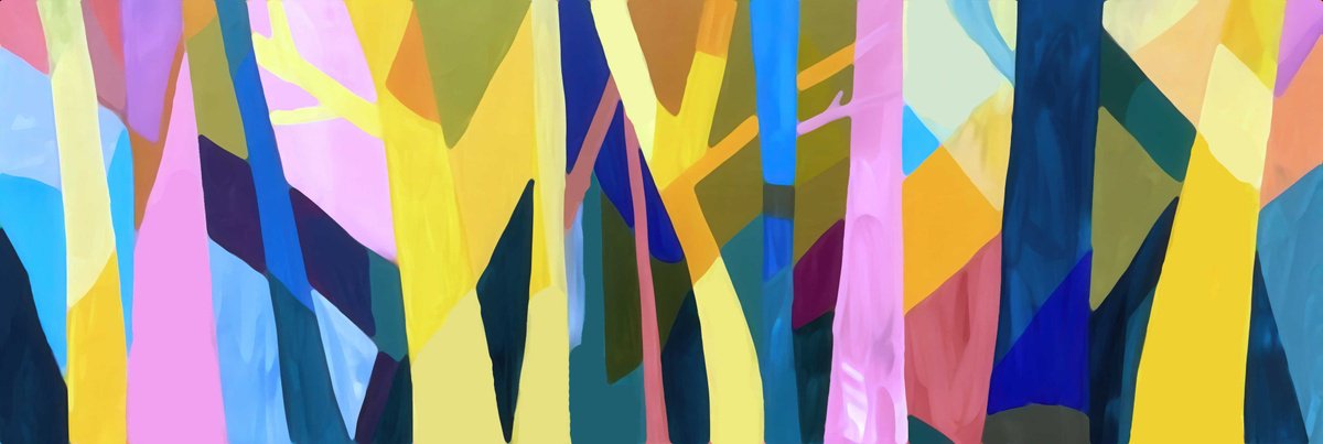  Forest Of Dreams #3 By V+V Kniazievi, 59 X 20, Artwork For Sale On Artfinder