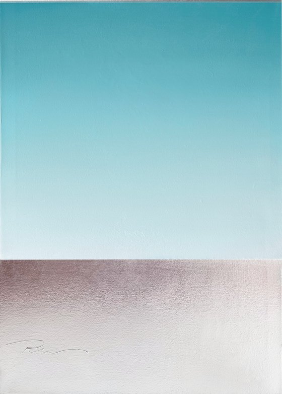 Soft Minimalist Turquoise Sea