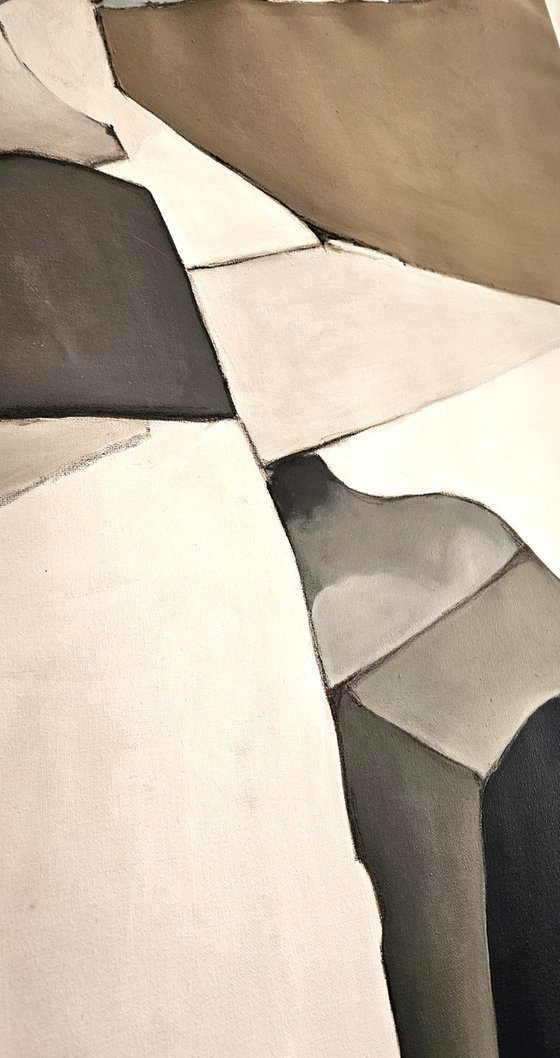 Muted Motion #17 pastel abstraction