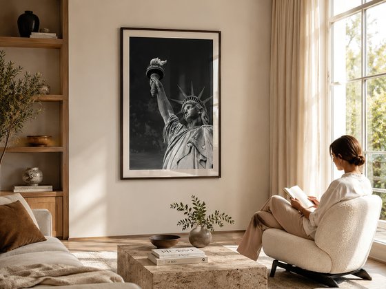 Lady Liberty in Monochrome
