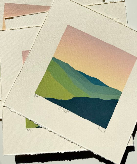 Sunset (Framed)