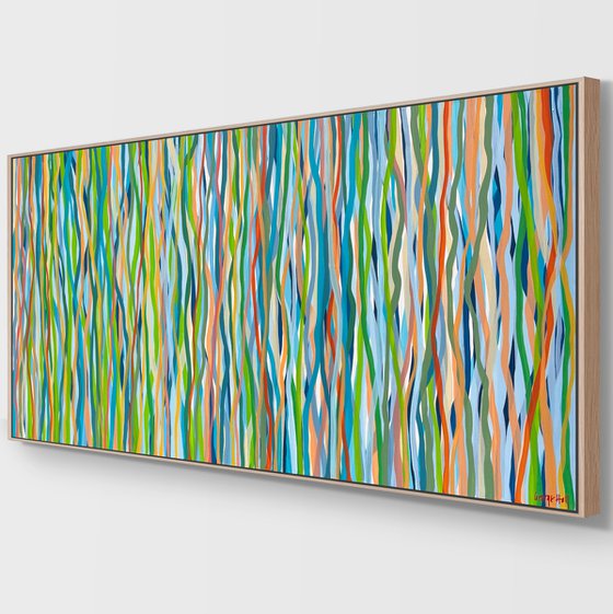 Spring Funk- 200 x 85cm acrylic on canvas