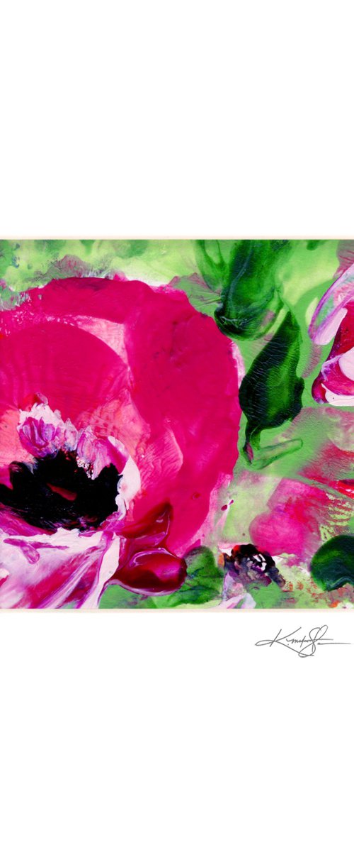 Blooming Magic 197 - Abstract Floral Painting by Kathy Morton Stanion by Kathy Morton Stanion