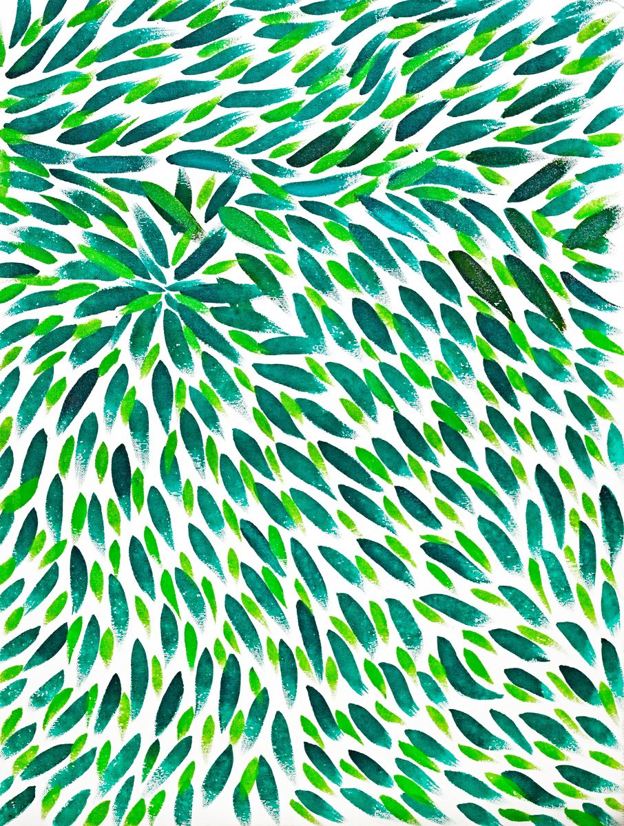 Abstract Acrylic Painting By Sumit Mehndiratta, 18 X 24", Composition 400, Original Artwork