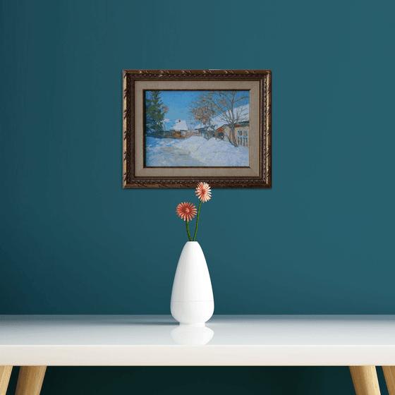 April. The last snow. Pereslavl-Zalessky