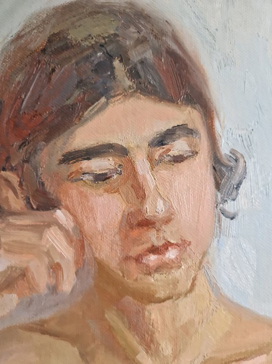 Portrait oil painting "Gregory"