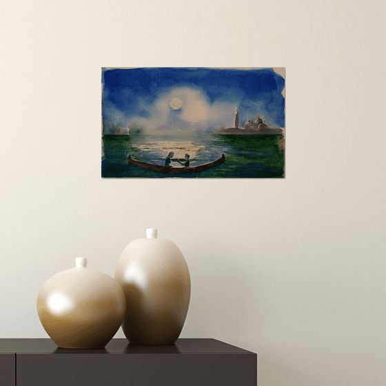 Venus of Venice, small painting, gift ideas, souvenir, watercolor