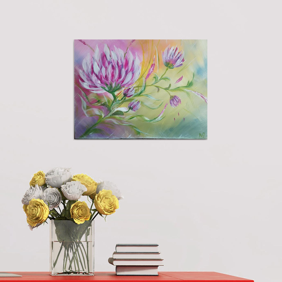 Peony, Flower, Small Gift idea, Floral Art, OriGinal work
